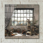 Epic Art 'Introvert' by Cynthia Decker, Acrylic Glass Wall Art,12x12