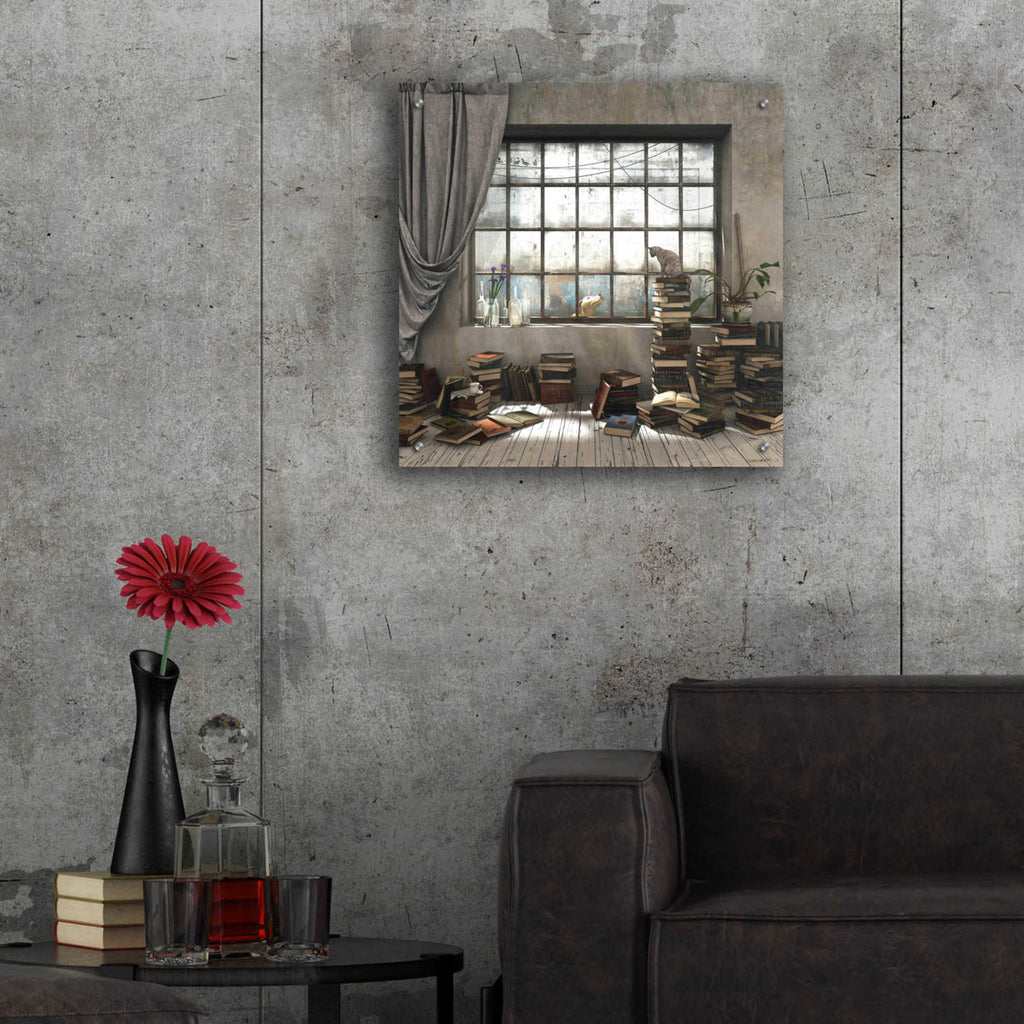 Epic Art 'Introvert' by Cynthia Decker, Acrylic Glass Wall Art,24x24