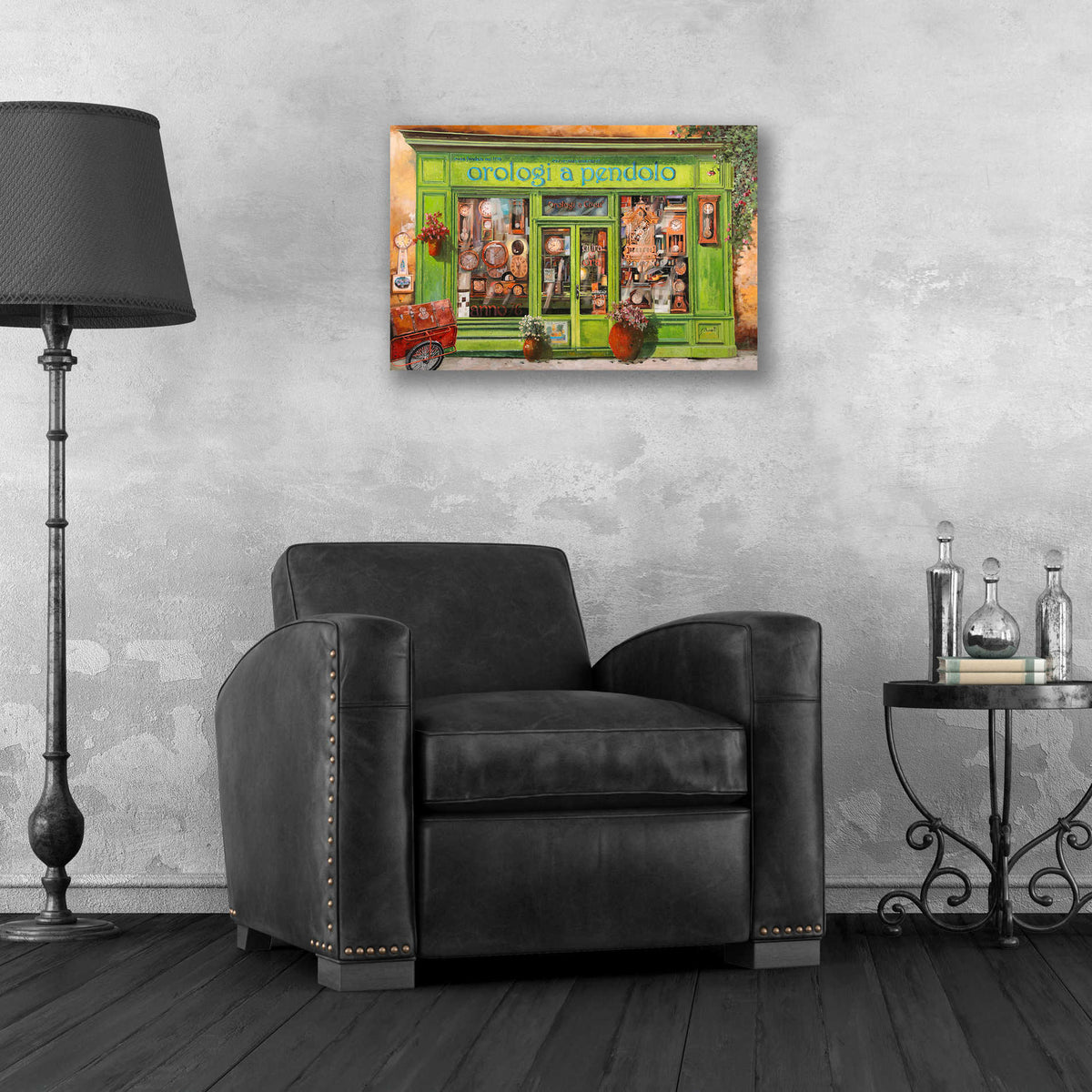 Epic Art 'Orologi a Pendolo' by Guido Borelli, Acrylic Glass Wall Art,24x16