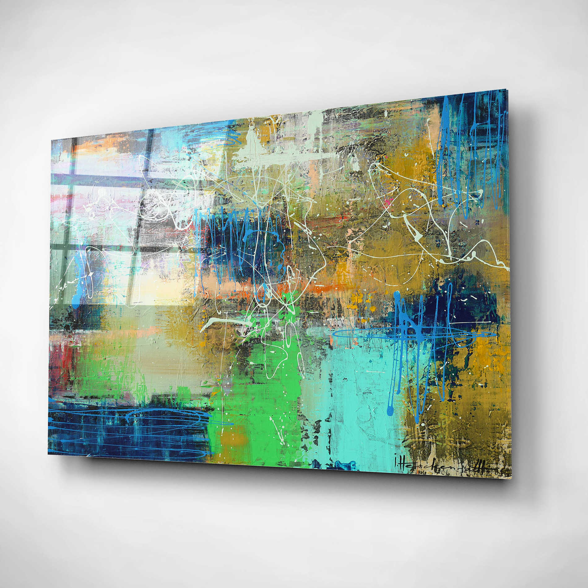 Epic Art 'City Reflection' by Ingeborg Herckenrath, Acrylic Glass Wall Art,16x12