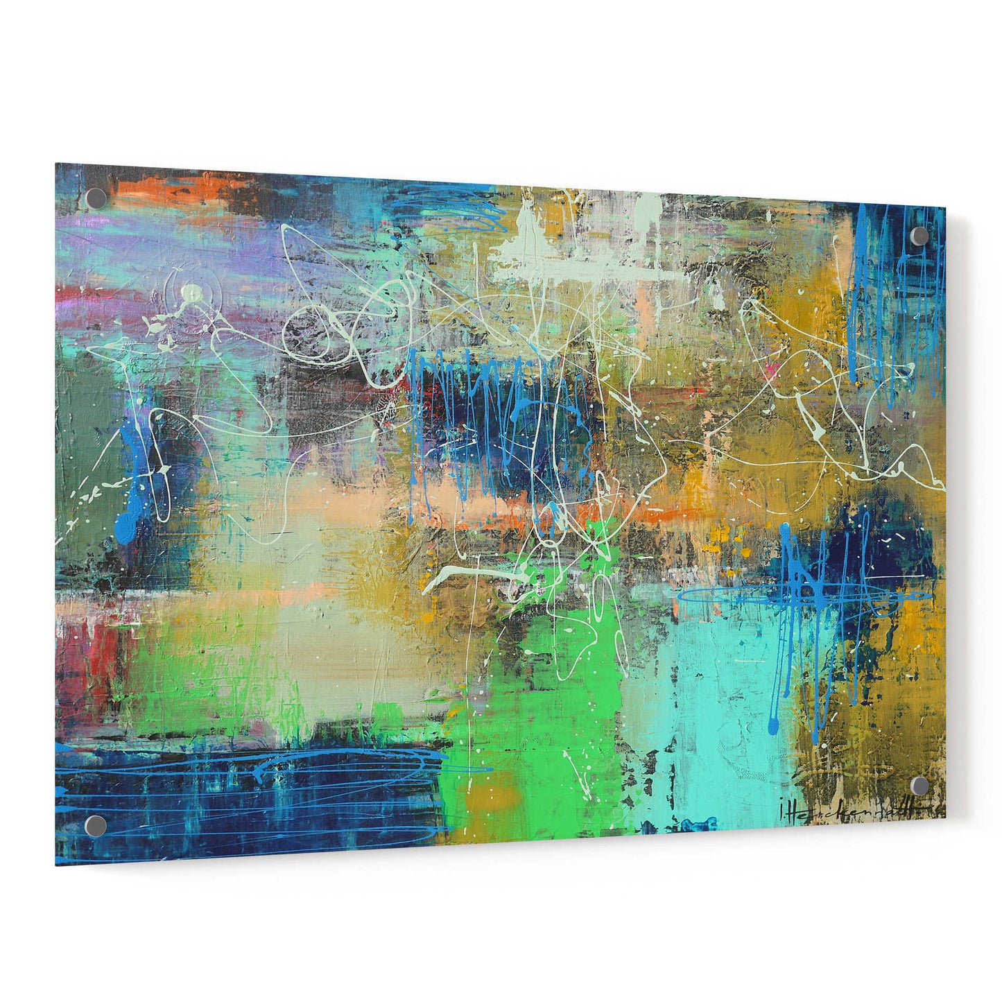 Epic Art 'City Reflection' by Ingeborg Herckenrath, Acrylic Glass Wall Art,36x24