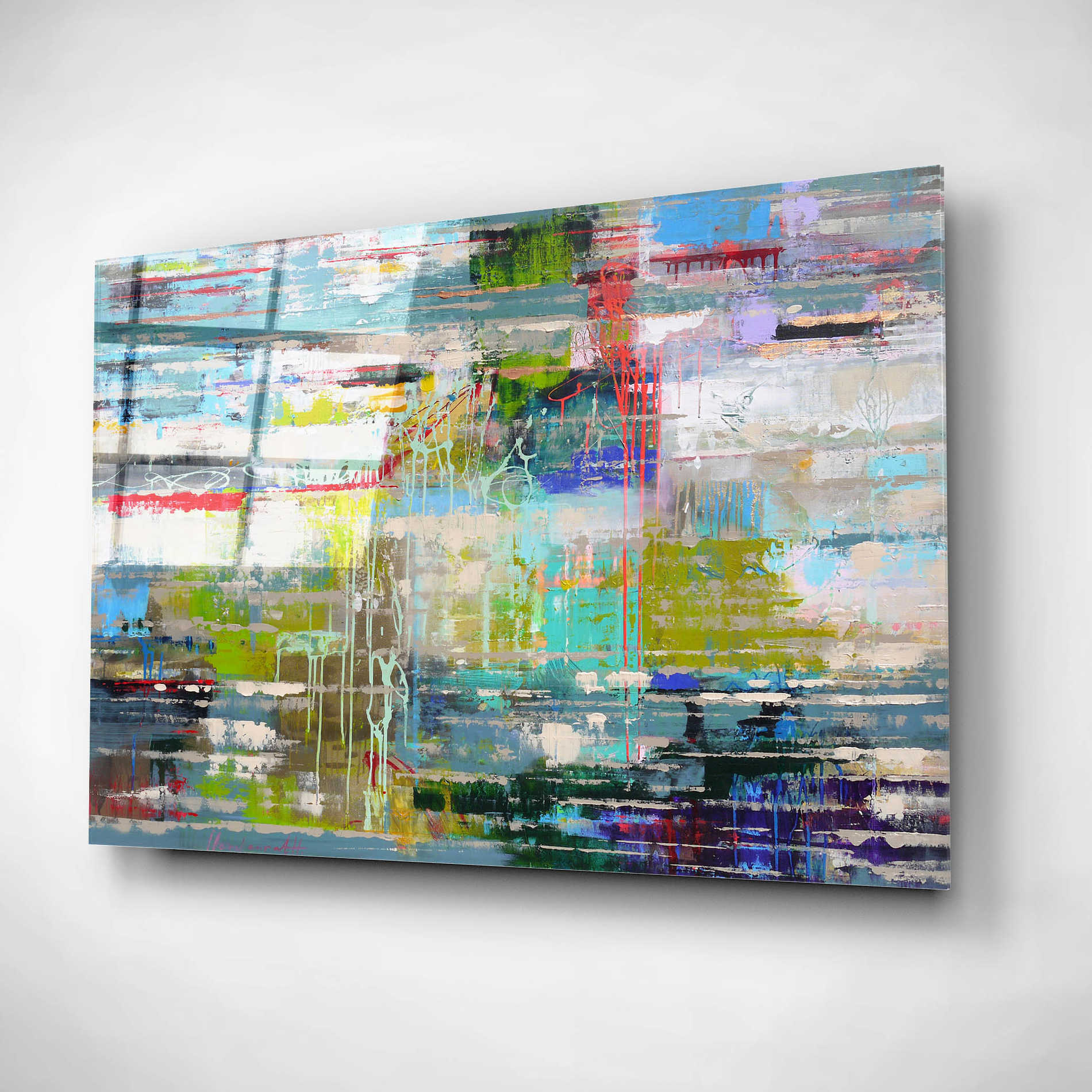 Epic Art 'Thoughts' by Ingeborg Herckenrath, Acrylic Glass Wall Art,16x12