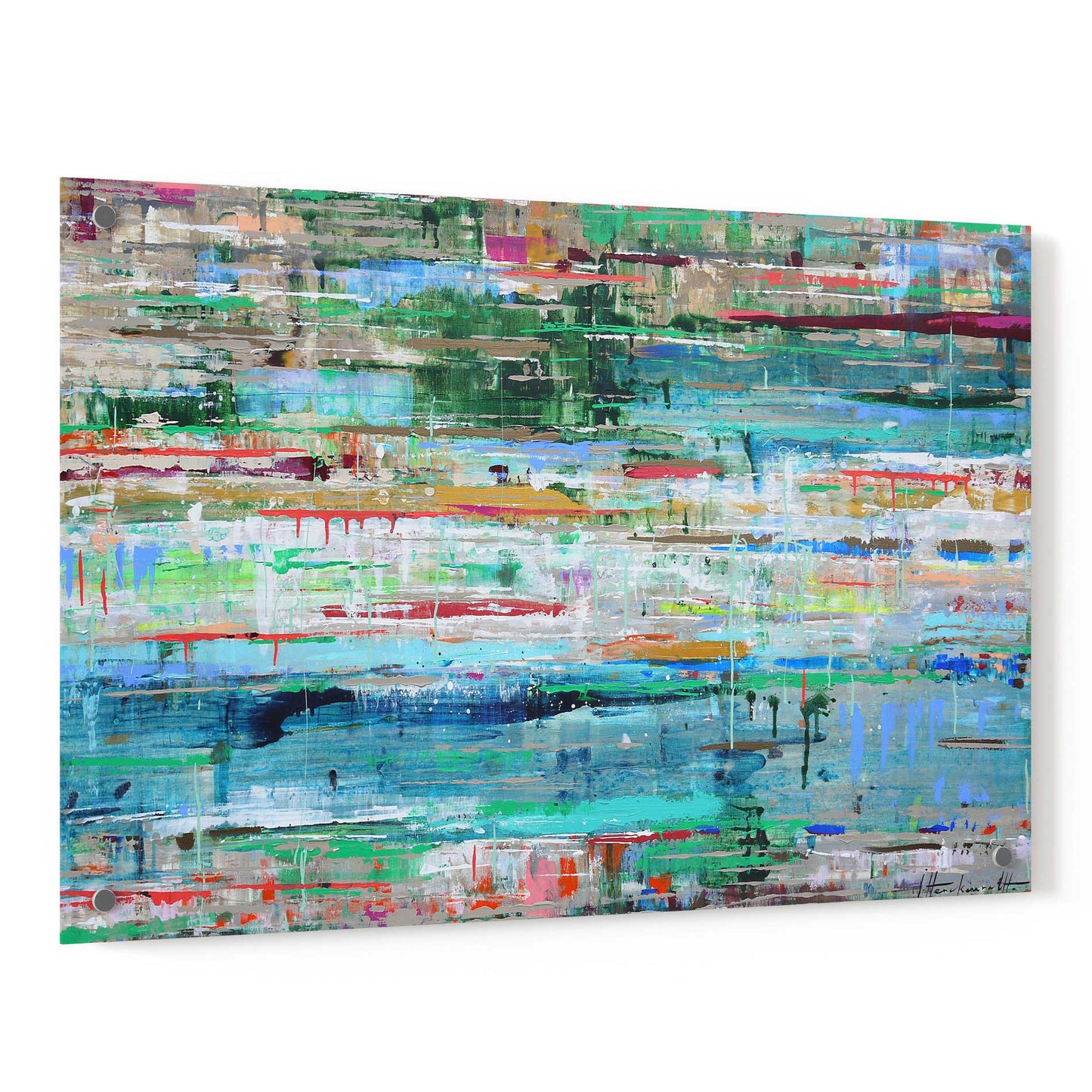 Epic Art 'Tropic Reflection No' by Ingeborg Herckenrath, Acrylic Glass Wall Art,36x24