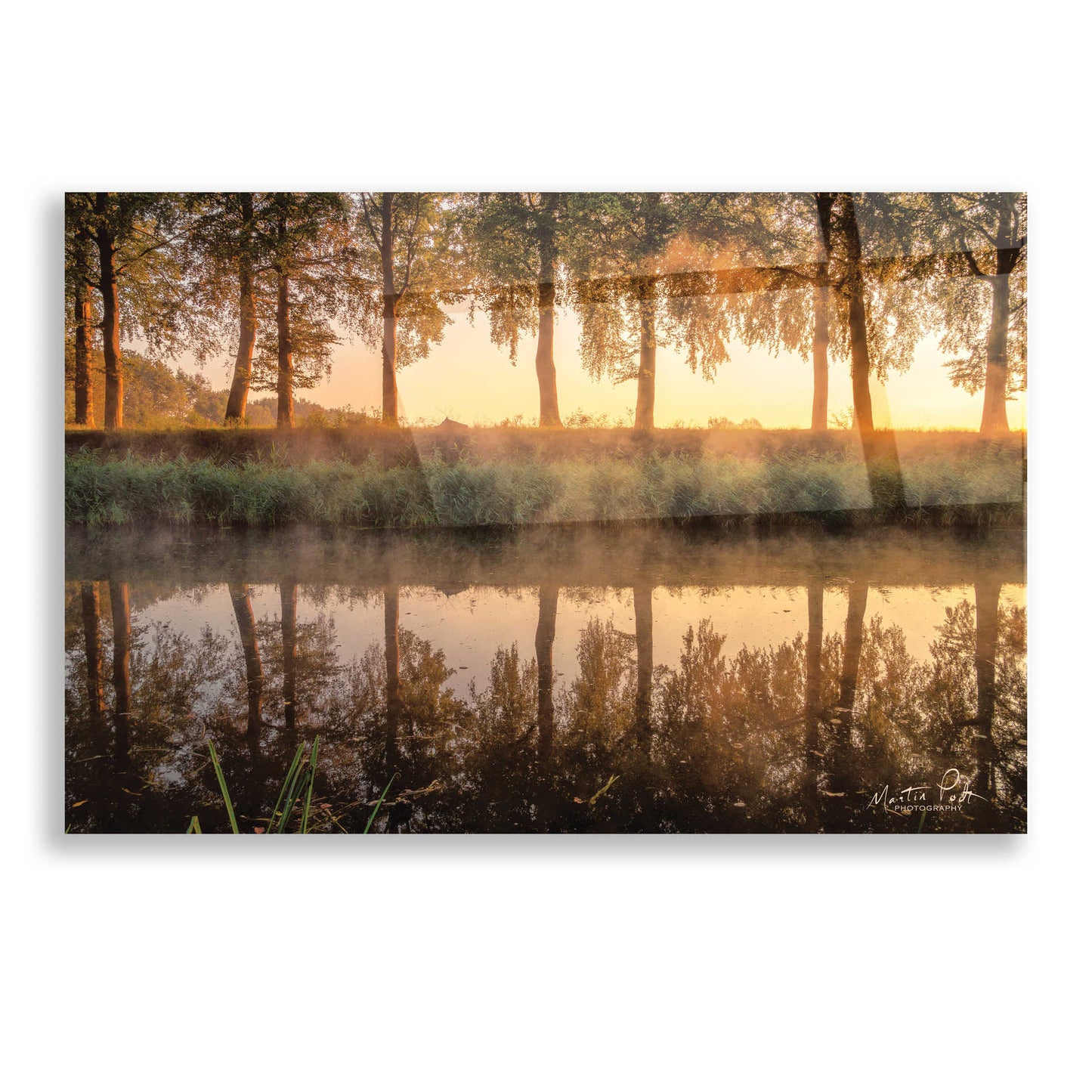 Epic Art 'Sunrise in the Netherlands' by Martin Podt, Acrylic Glass Wall Art,16x12