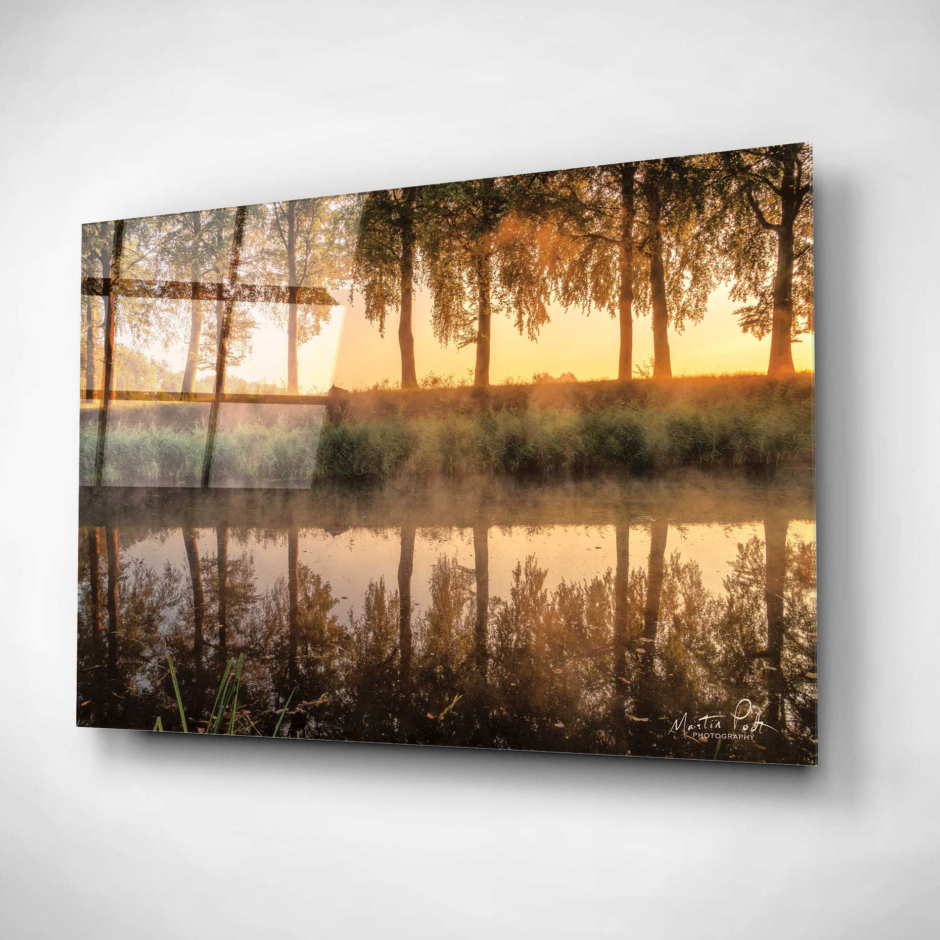 Epic Art 'Sunrise in the Netherlands' by Martin Podt, Acrylic Glass Wall Art,24x16