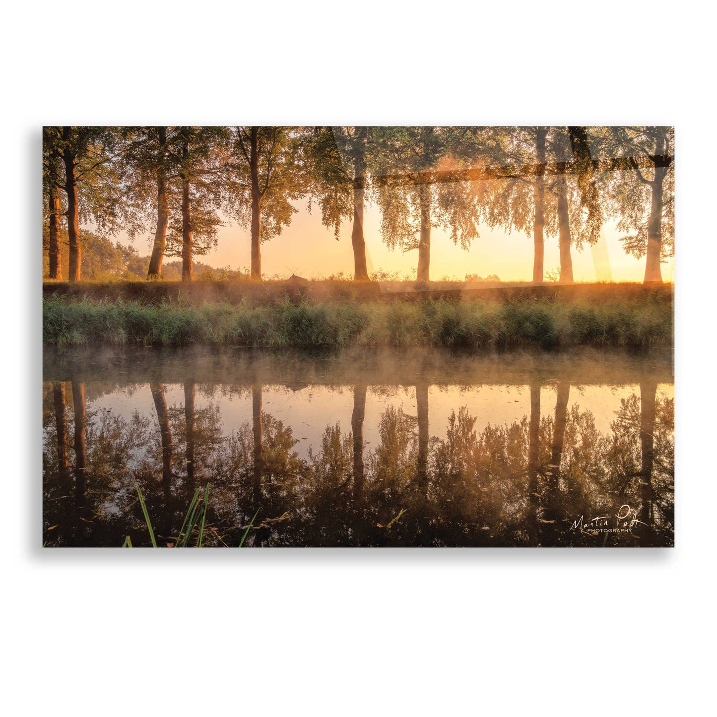 Epic Art 'Sunrise in the Netherlands' by Martin Podt, Acrylic Glass Wall Art,24x16