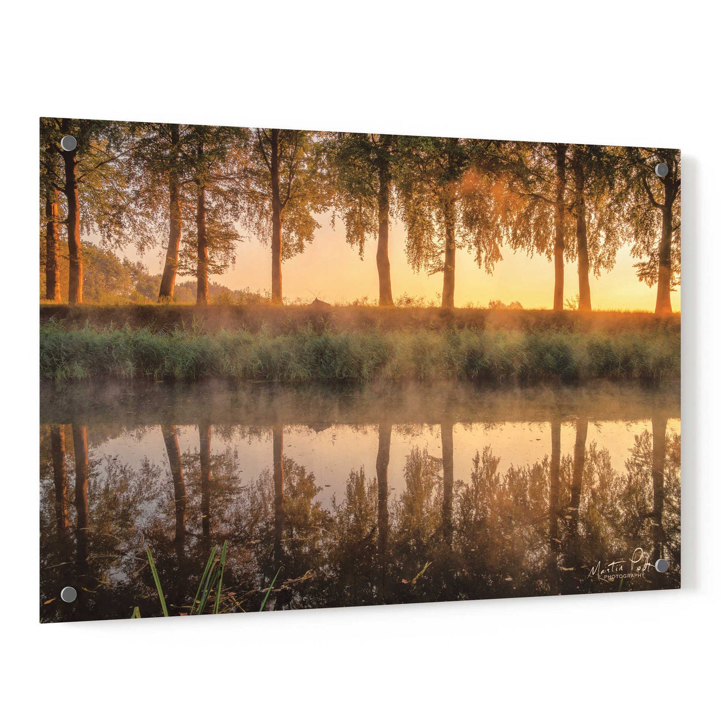 Epic Art 'Sunrise in the Netherlands' by Martin Podt, Acrylic Glass Wall Art,36x24