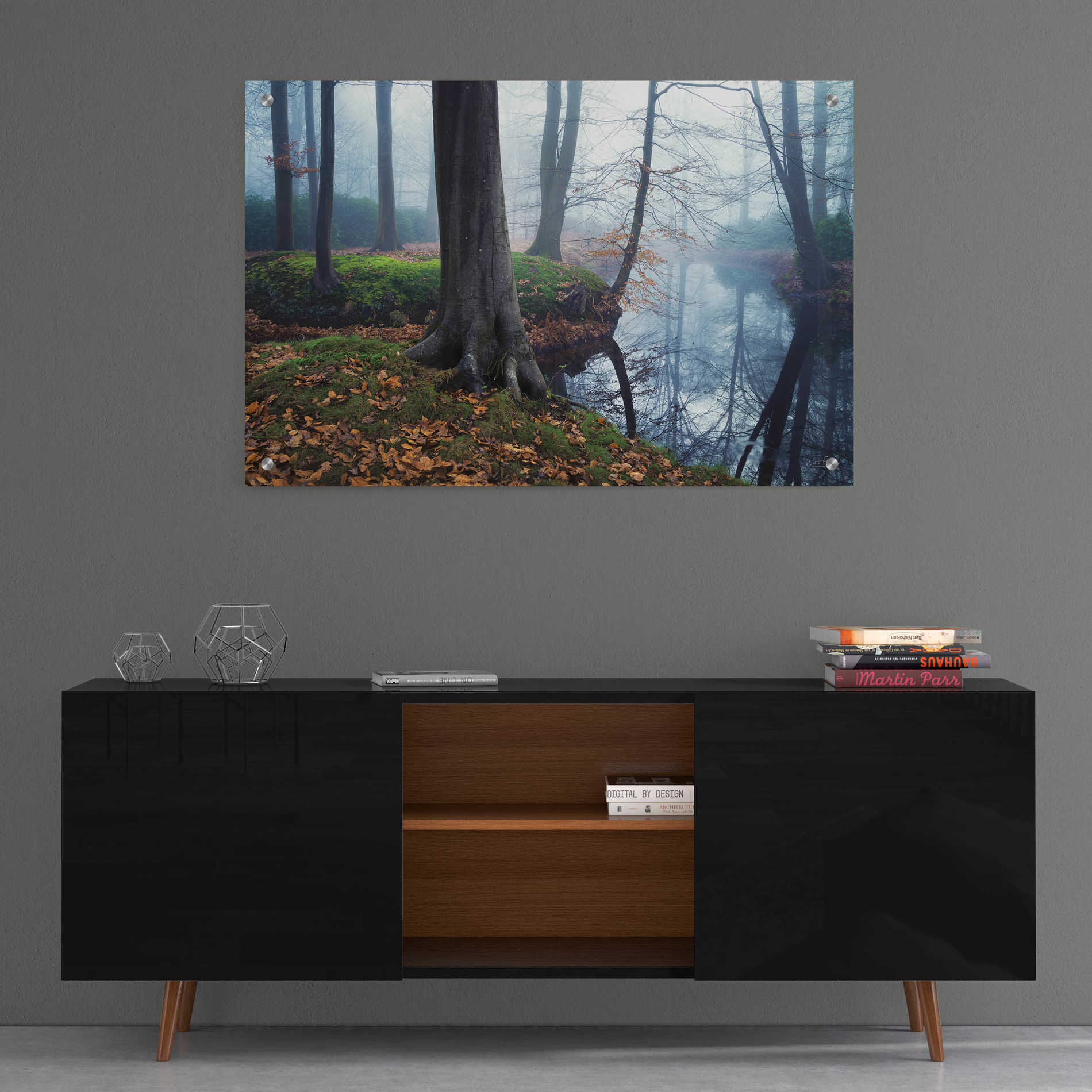 Epic Art 'Creepy Outside World' by Martin Podt, Acrylic Glass Wall Art,36x24