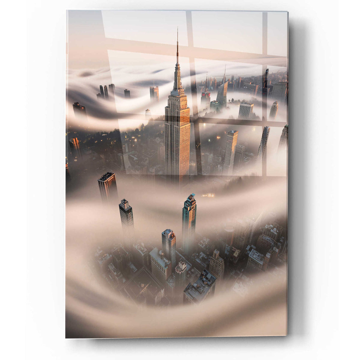 Epic Art 'Empire Fog' by Bruce Getty, Acrylic Glass Wall Art