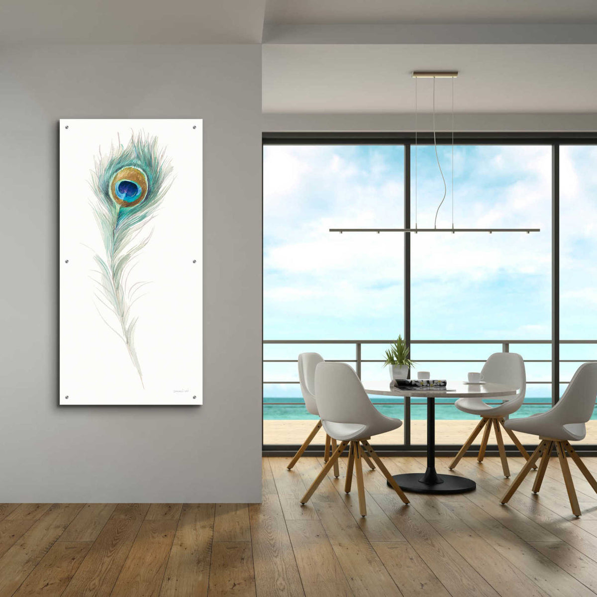 Epic Art 'Jaipur IX' by Danhui Nai, Acrylic Glass Wall Art,24x48