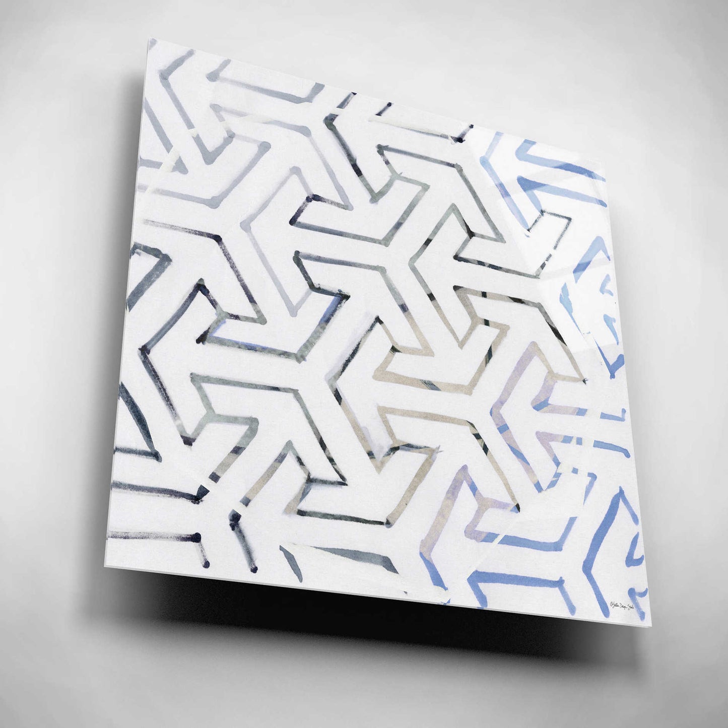 Epic Art 'Geometry' by Stellar Design Studio, Acrylic Glass Wall Art,12x12