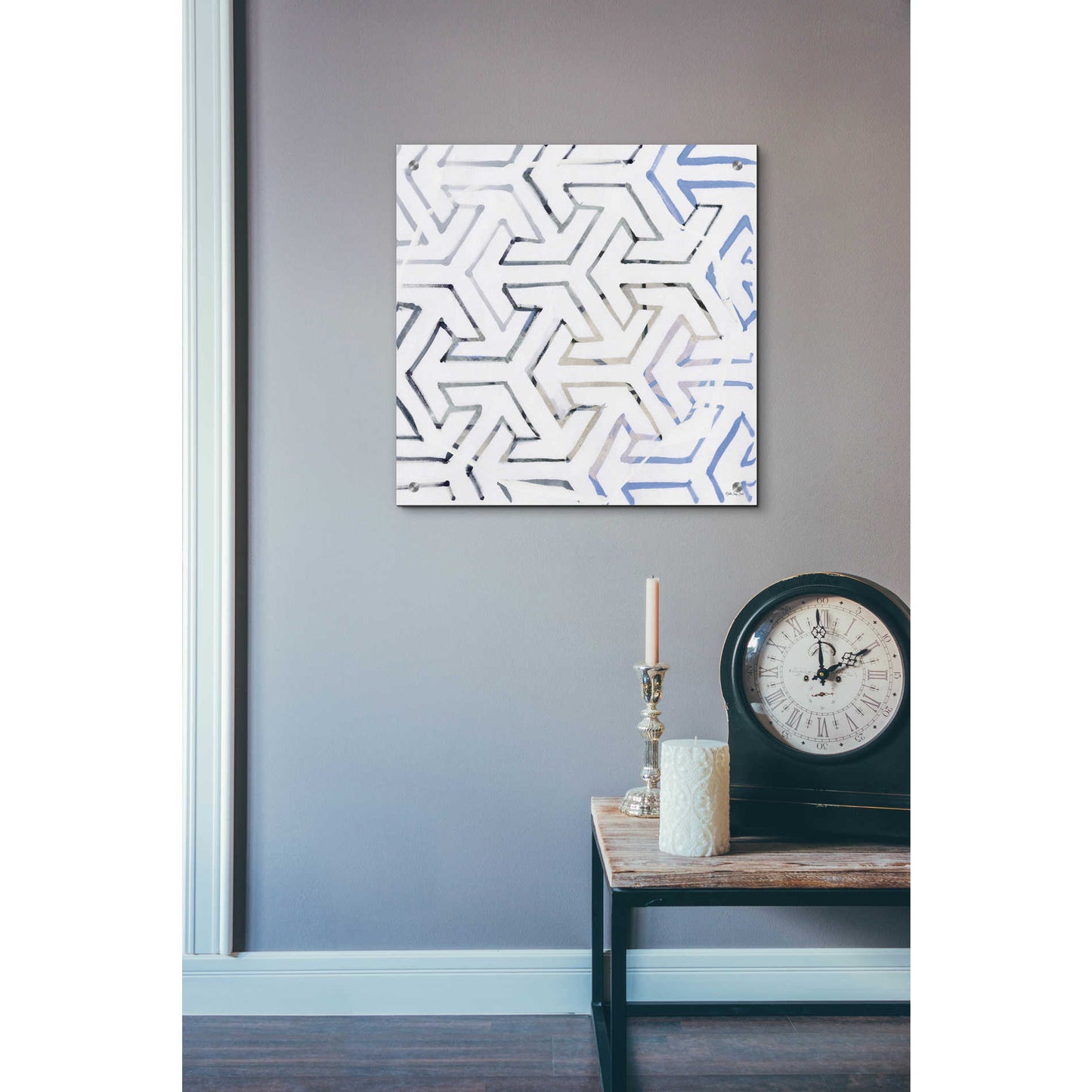 Epic Art 'Geometry' by Stellar Design Studio, Acrylic Glass Wall Art,24x24