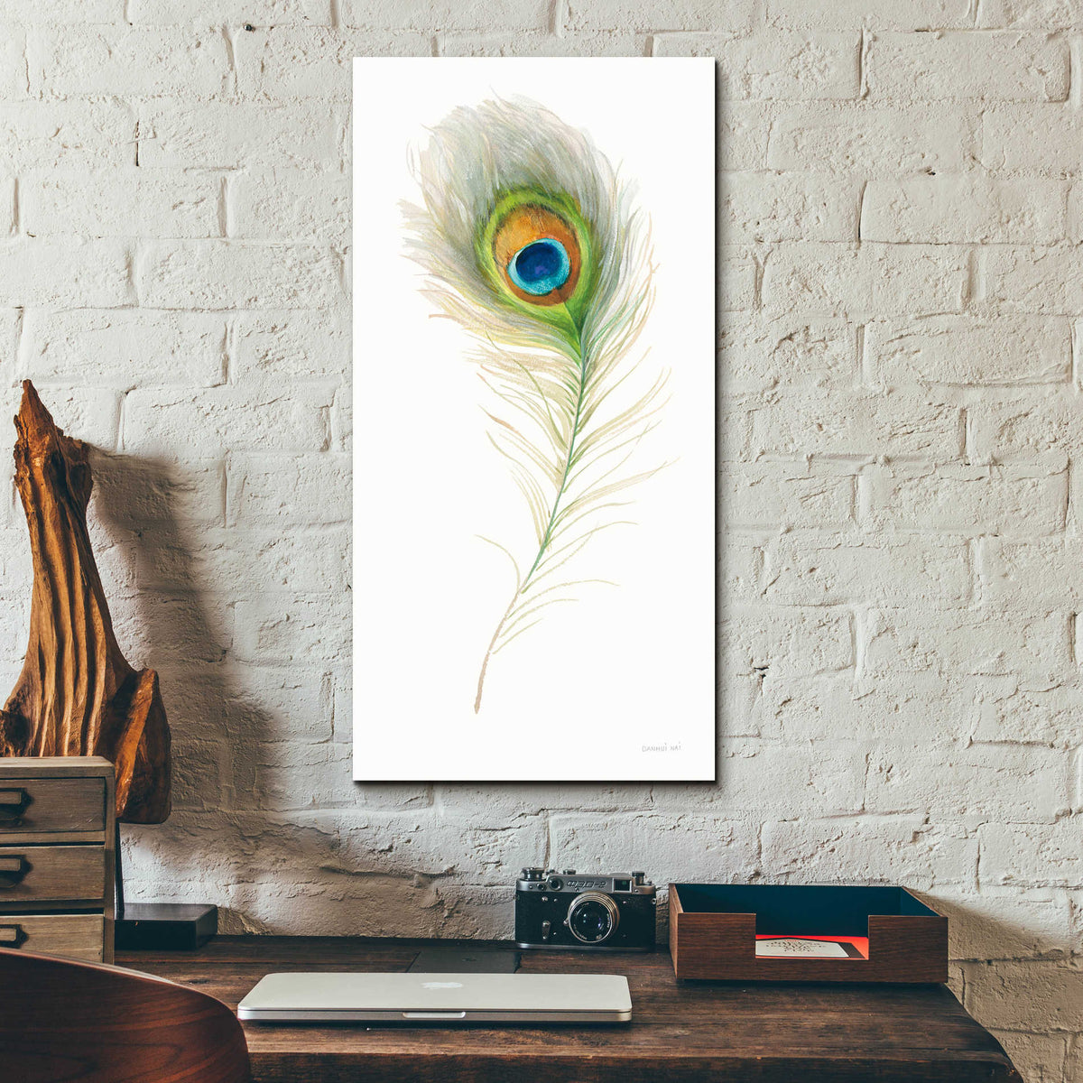 Epic Art 'Jaipur X' by Danhui Nai, Acrylic Glass Wall Art,12x24
