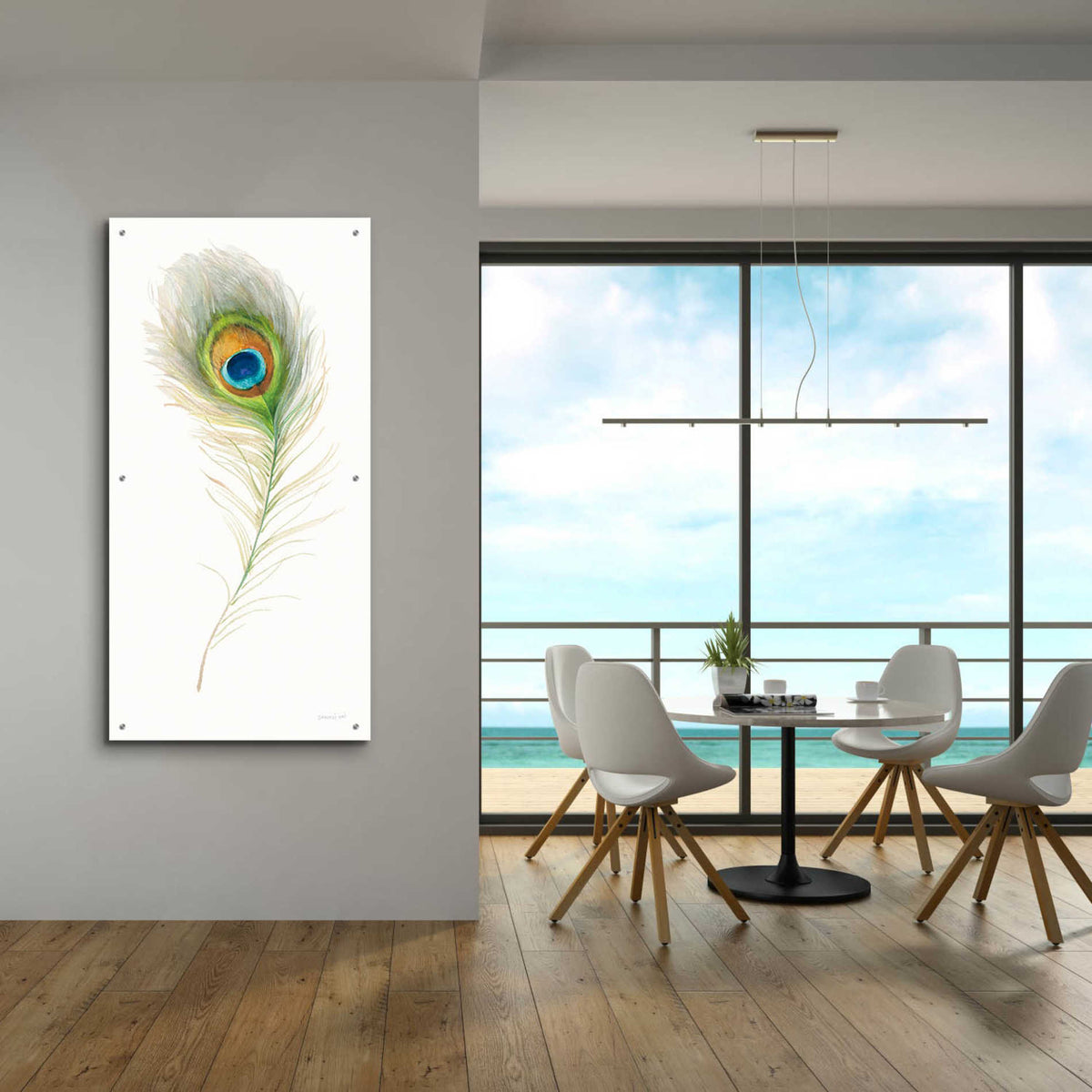 Epic Art 'Jaipur X' by Danhui Nai, Acrylic Glass Wall Art,24x48