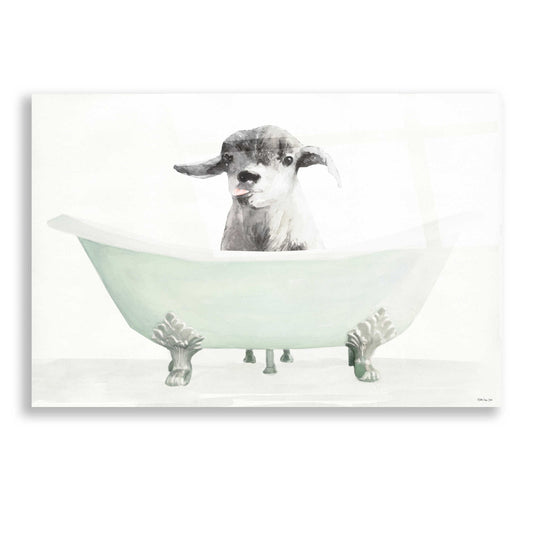 Epic Art 'Vintage Tub with Goat' by Stellar Design Studio, Acrylic Glass Wall Art