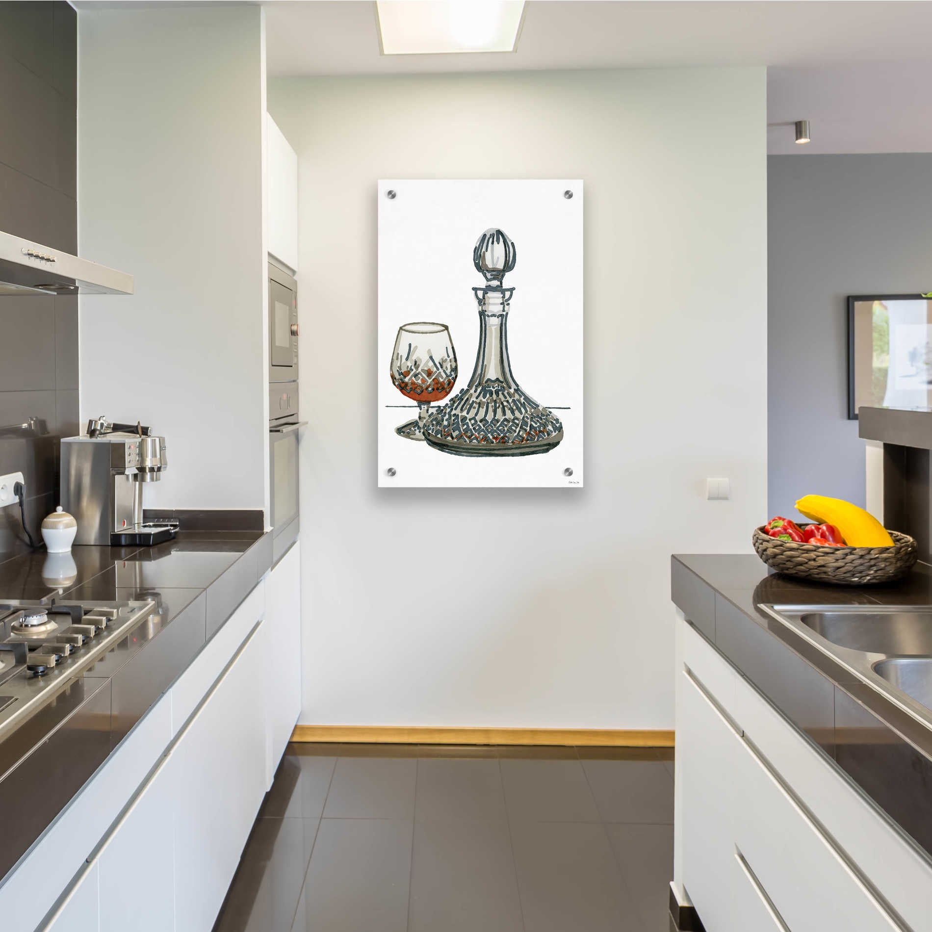 Epic Art 'Vintage Decanter 1' by Stellar Design Studio, Acrylic Glass Wall Art,24x36