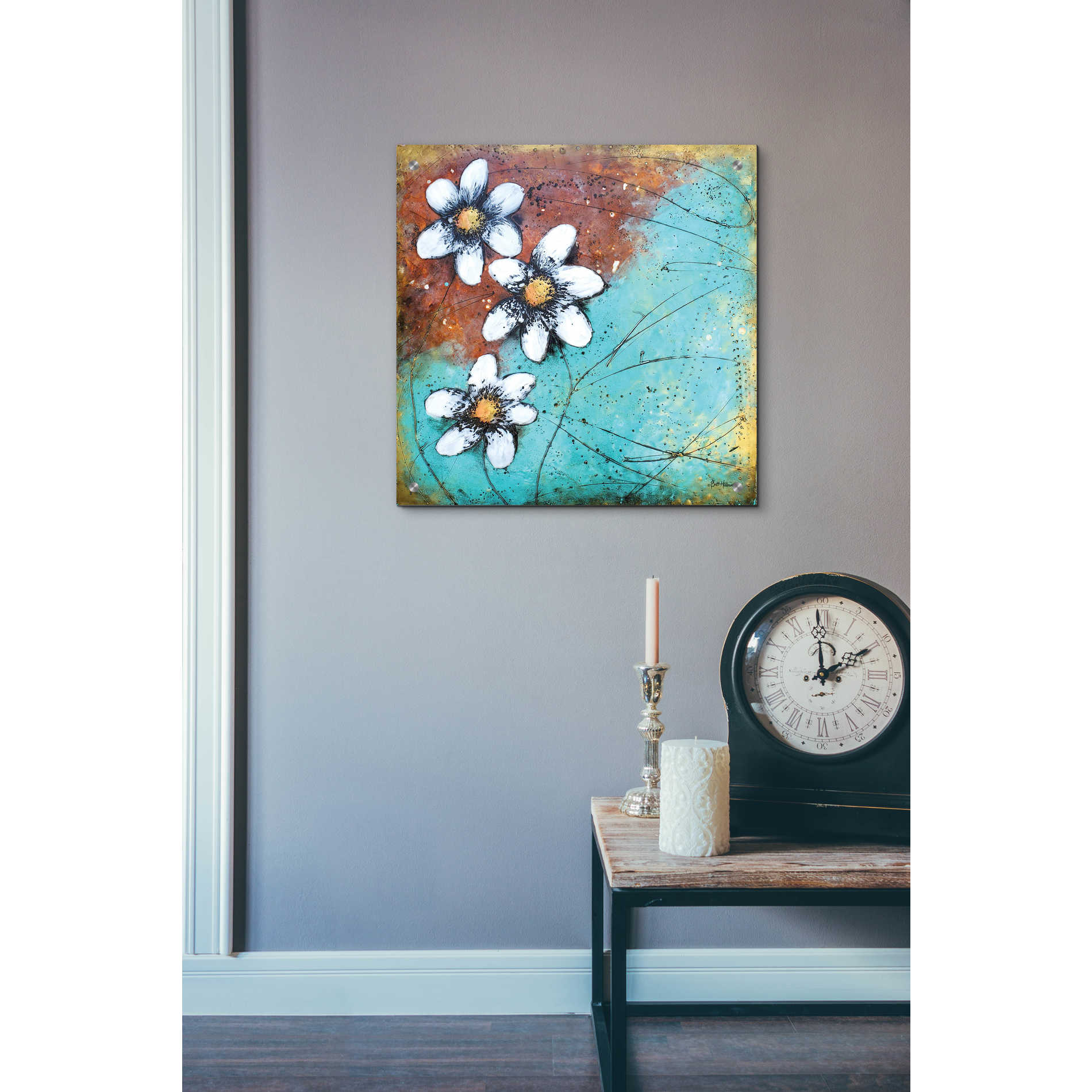 Epic Art 'Custom Balance I' by Britt Hallowell, Acrylic Glass Wall Art,24x24