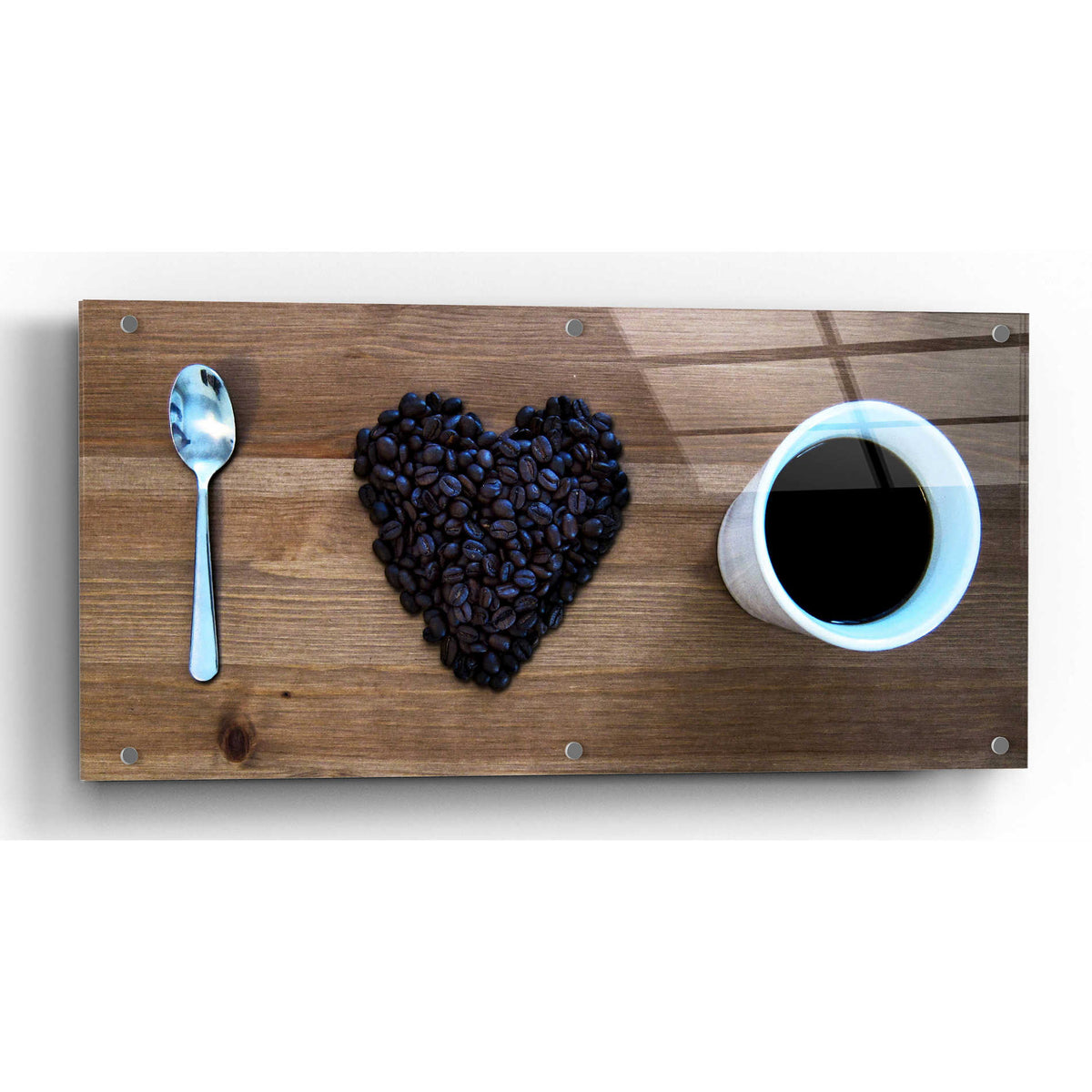 Epic Art 'I Love Coffee' by Nicklas Gustafsson, Acrylic Glass Wall Art