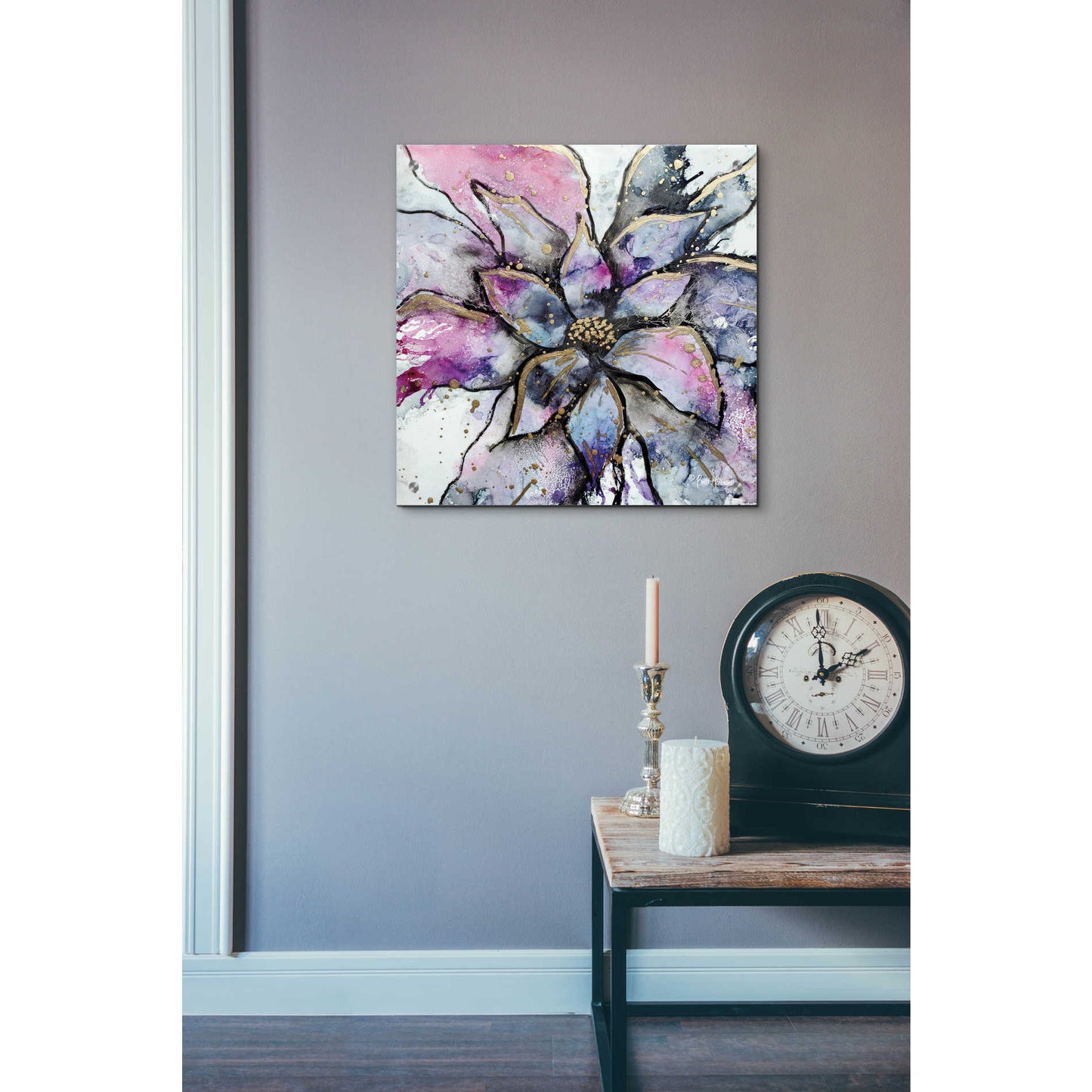 Epic Art 'Blooming 3' by Britt Hallowell, Acrylic Glass Wall Art,24x24