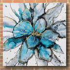 Epic Art 'Blooming 2' by Britt Hallowell, Acrylic Glass Wall Art,36x36