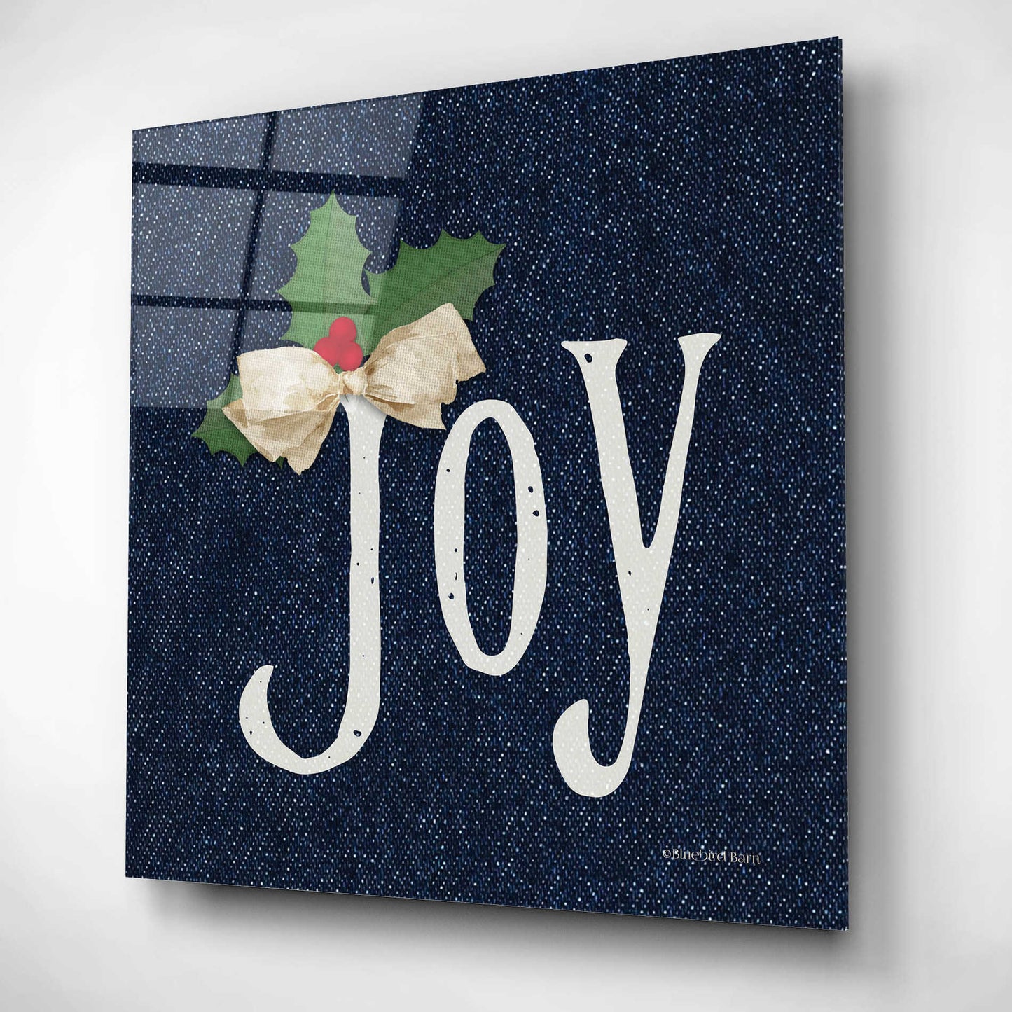 Epic Art 'Joy' by Bluebird Barn, Acrylic Glass Wall Art,12x12