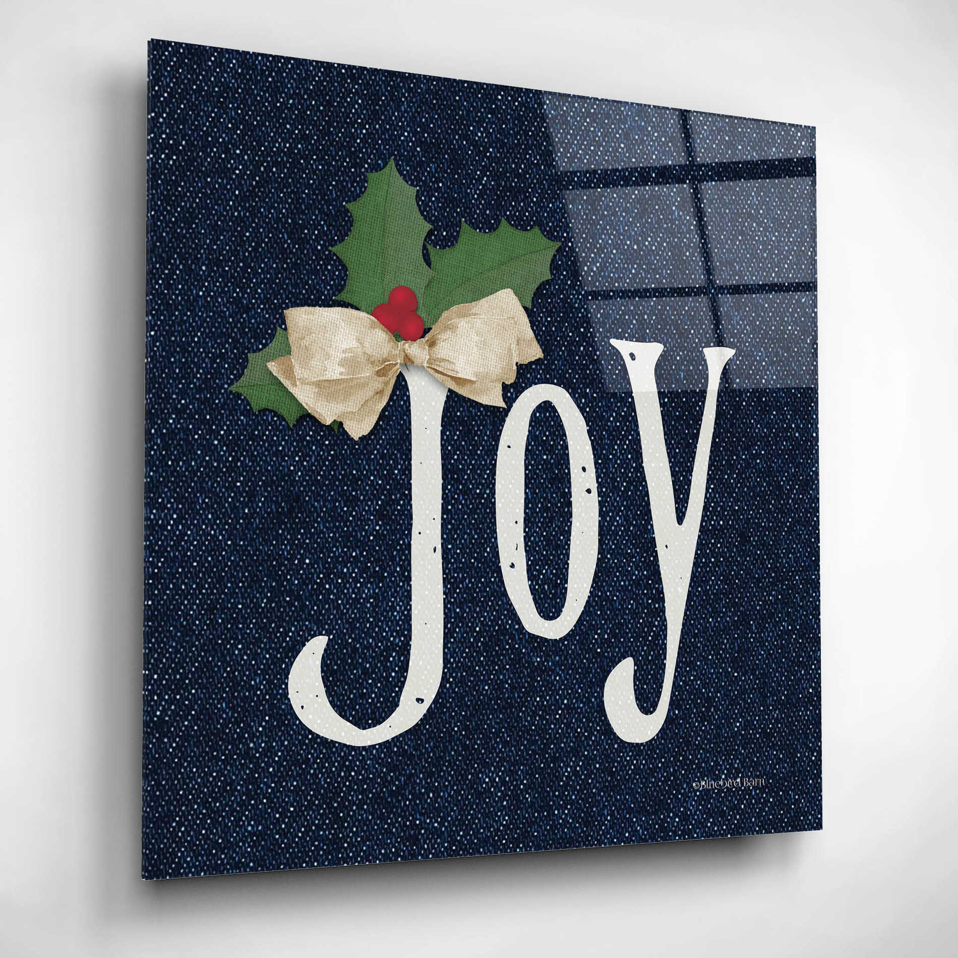 Epic Art 'Joy' by Bluebird Barn, Acrylic Glass Wall Art,12x12