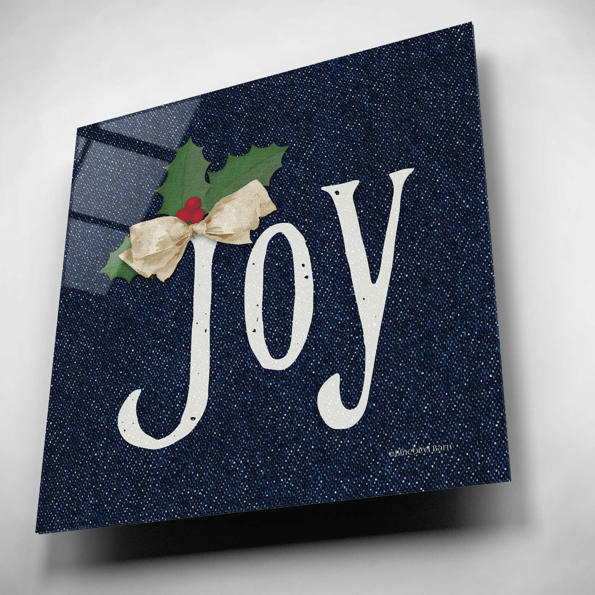 Epic Art 'Joy' by Bluebird Barn, Acrylic Glass Wall Art,12x12