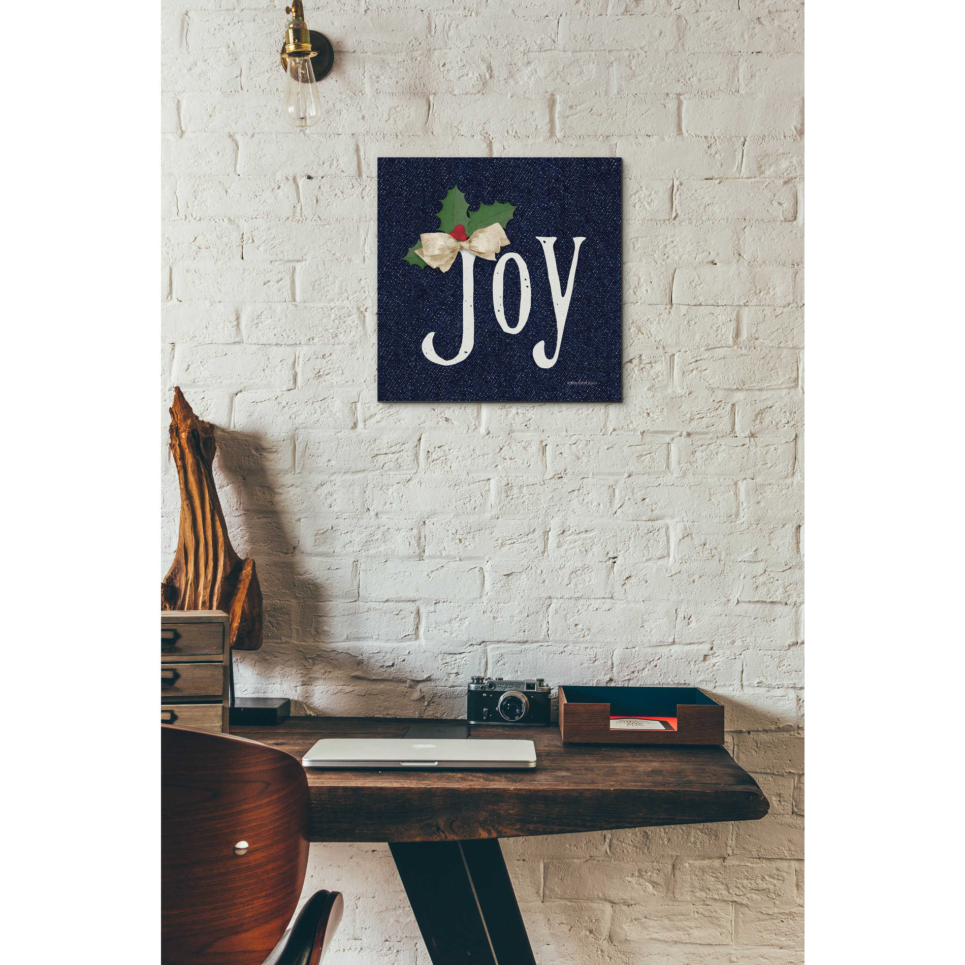 Epic Art 'Joy' by Bluebird Barn, Acrylic Glass Wall Art,12x12