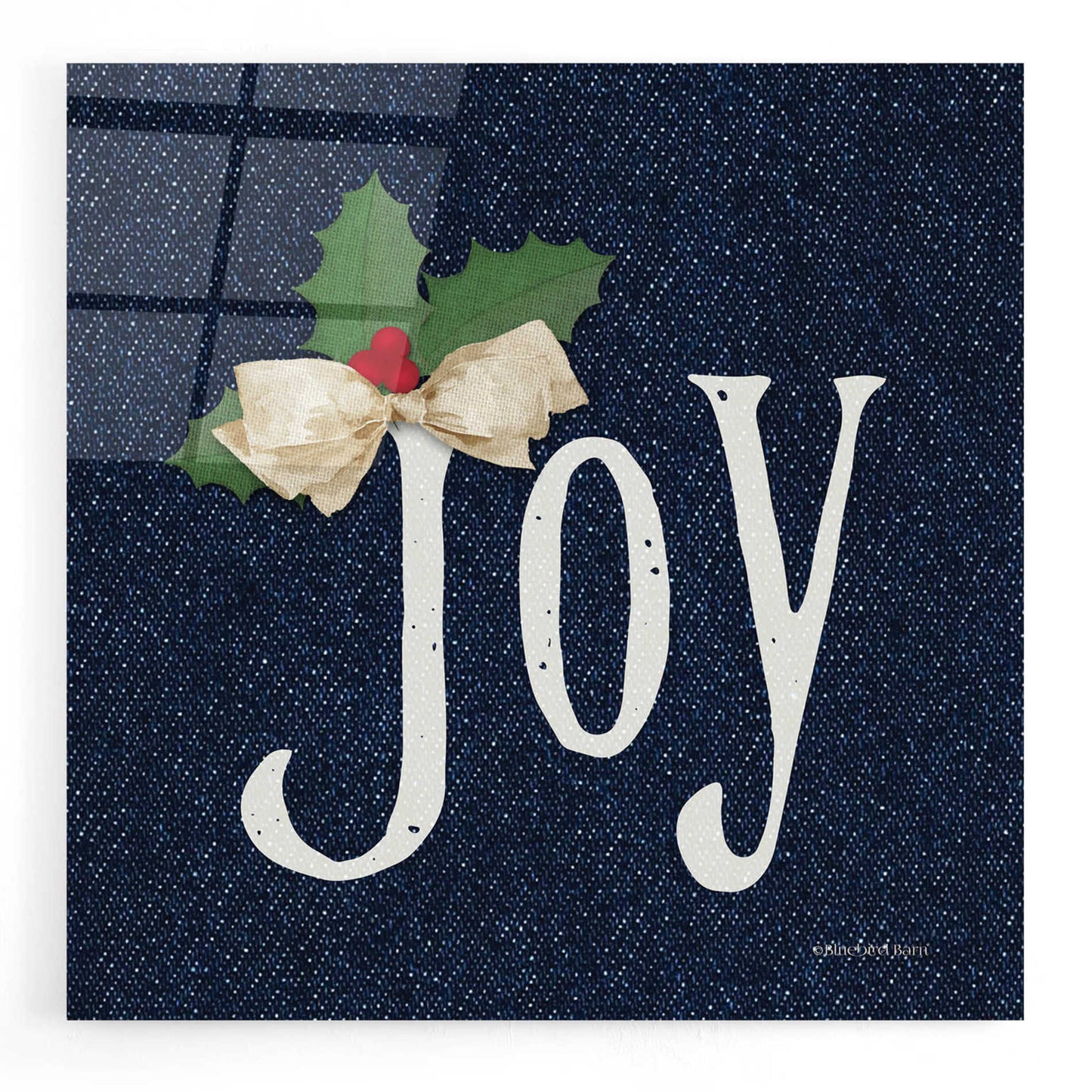 Epic Art 'Joy' by Bluebird Barn, Acrylic Glass Wall Art,12x12