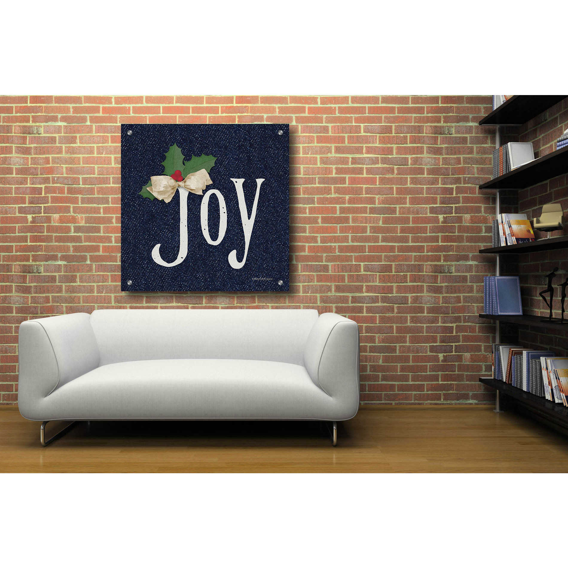 Epic Art 'Joy' by Bluebird Barn, Acrylic Glass Wall Art,36x36