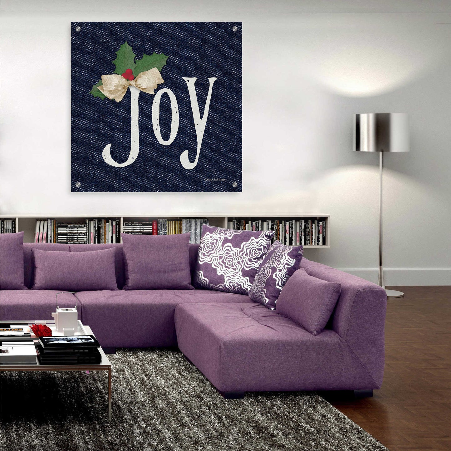 Epic Art 'Joy' by Bluebird Barn, Acrylic Glass Wall Art,36x36