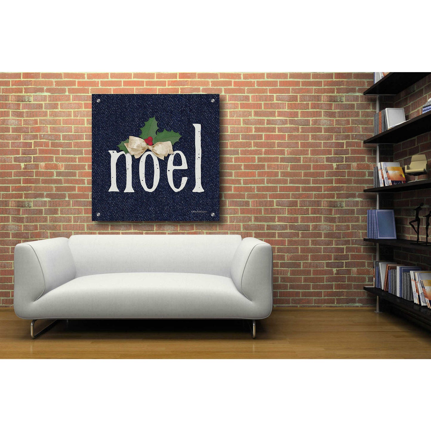 Epic Art 'Noel' by Bluebird Barn, Acrylic Glass Wall Art,36x36