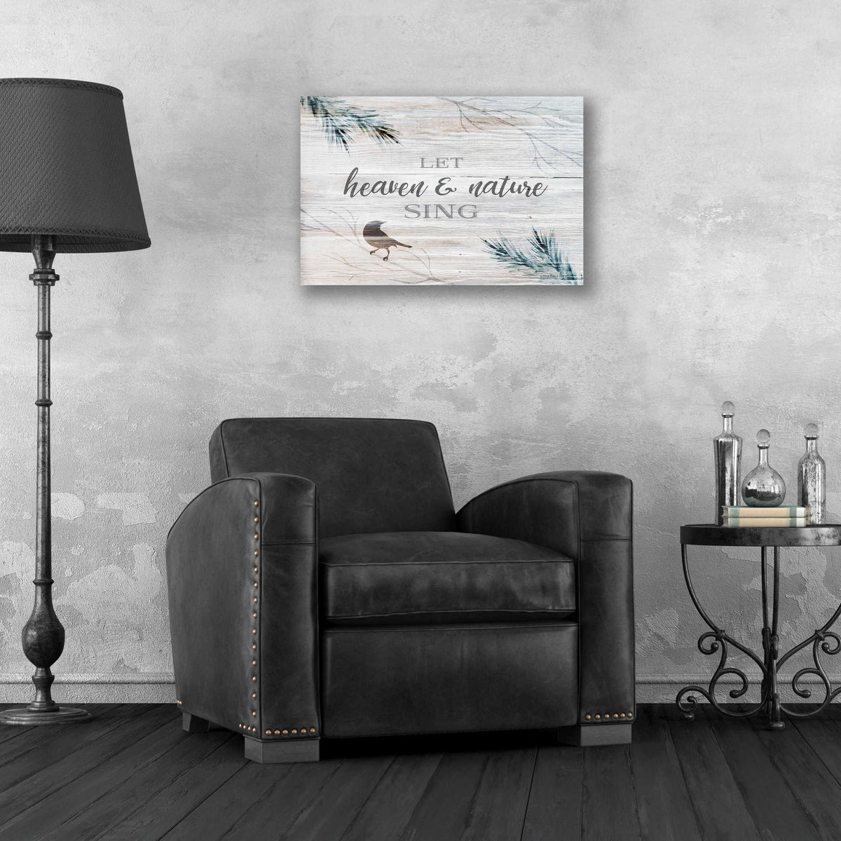 Epic Art 'Let Heaven & Nature Sing' by Bluebird Barn, Acrylic Glass Wall Art,24x16