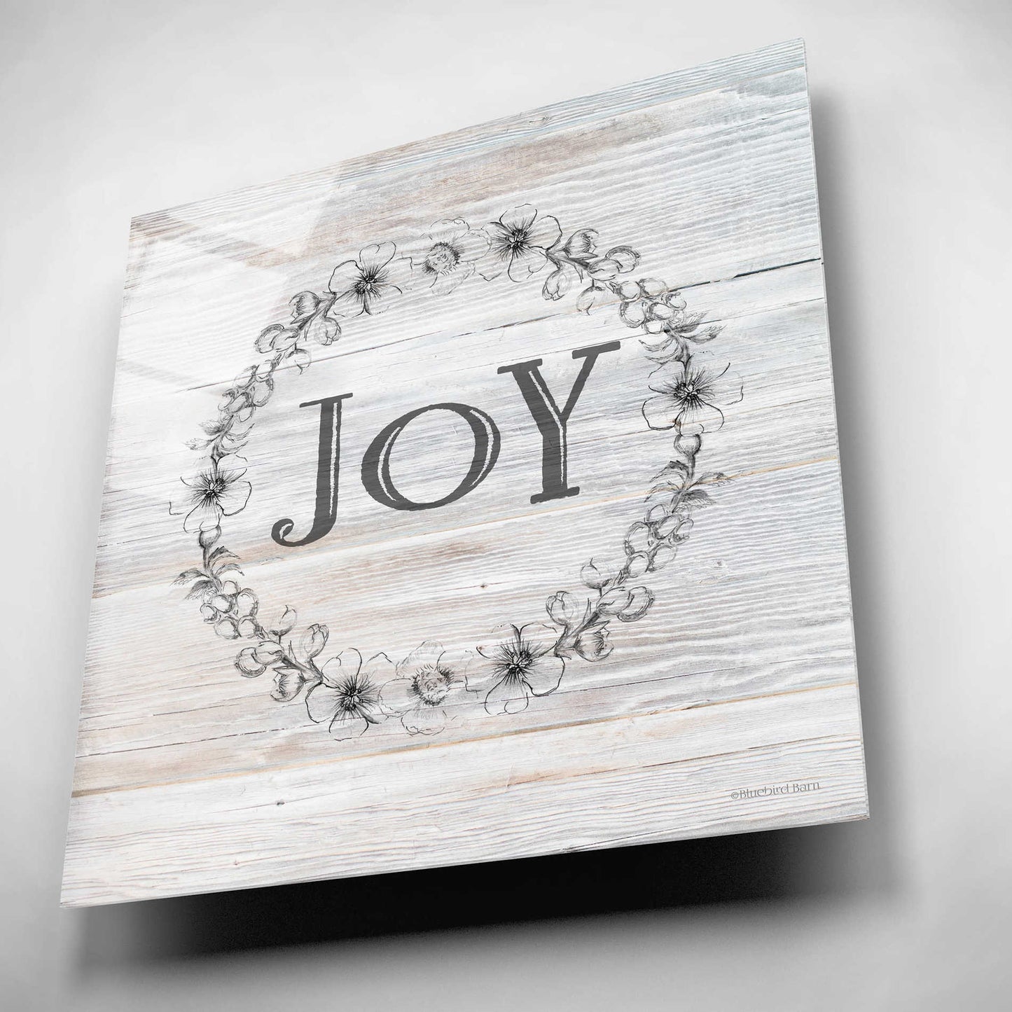 Epic Art 'Joy II' by Bluebird Barn, Acrylic Glass Wall Art,12x12