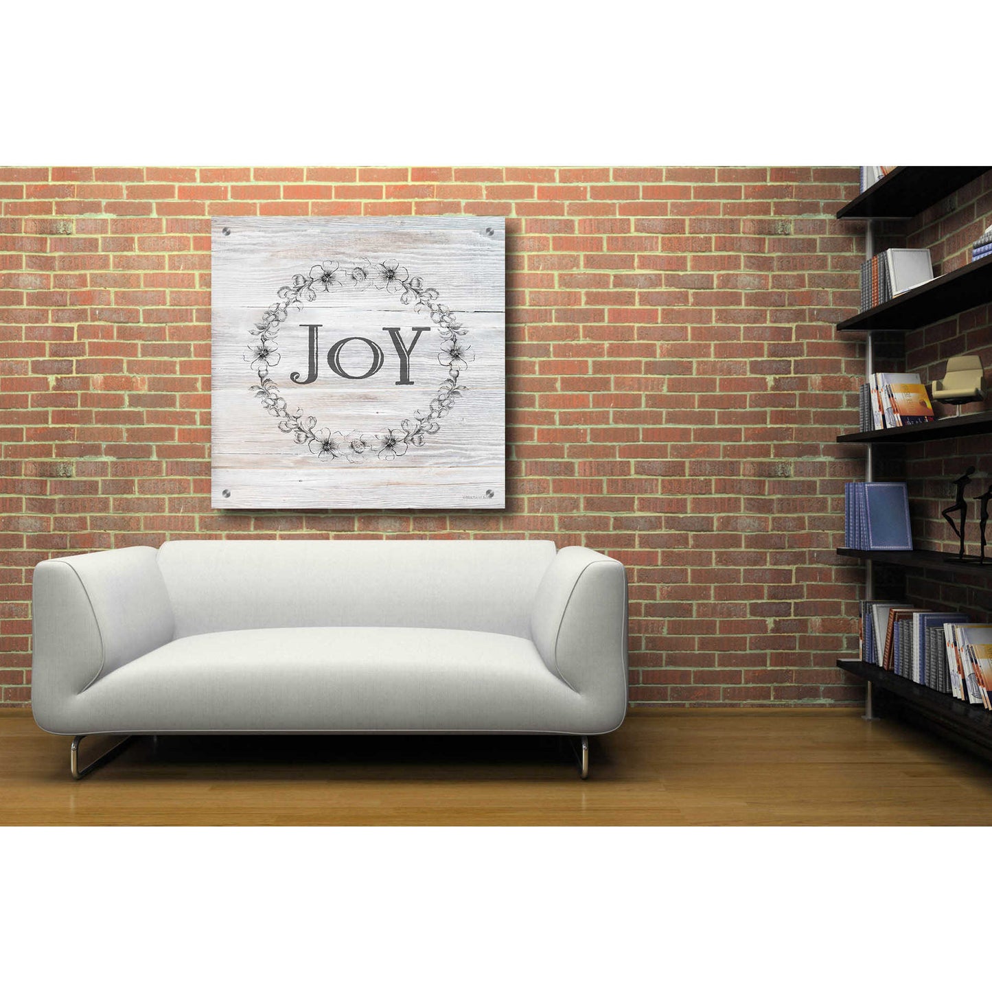 Epic Art 'Joy II' by Bluebird Barn, Acrylic Glass Wall Art,36x36