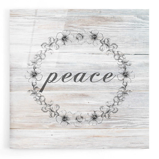 Epic Art 'Peace' by Bluebird Barn, Acrylic Glass Wall Art