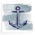 Epic Art 'Brushed Midnight Blue Anchor' by Bluebird Barn, Acrylic Glass Wall Art