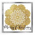 Epic Art 'Merry Christmas Mandala' by Cindy Jacobs, Acrylic Glass Wall Art