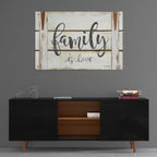 Epic Art 'Family is Love II' by Cindy Jacobs, Acrylic Glass Wall Art,36x24