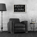 Epic Art 'Fleurs Sign II' by Cindy Jacobs, Acrylic Glass Wall Art,24x16