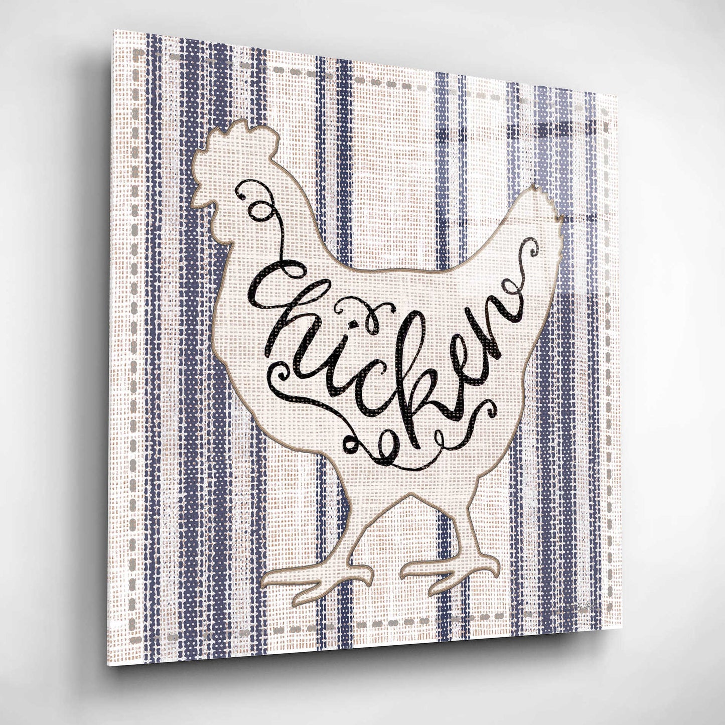 Epic Art 'Chicken' by Cindy Jacobs, Acrylic Glass Wall Art,12x12