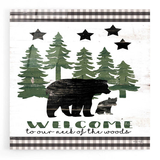 Epic Art 'Welcome Lodge' by Cindy Jacobs, Acrylic Glass Wall Art