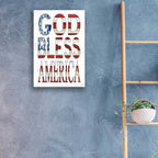 Epic Art 'God Bless America' by Cindy Jacobs, Acrylic Glass Wall Art,16x24