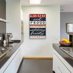 Epic Art 'Loud and Proud' by Cindy Jacobs, Acrylic Glass Wall Art,24x36