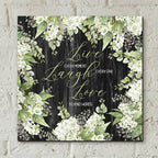 Epic Art 'Live Every Moment' by Cindy Jacobs, Acrylic Glass Wall Art,12x12