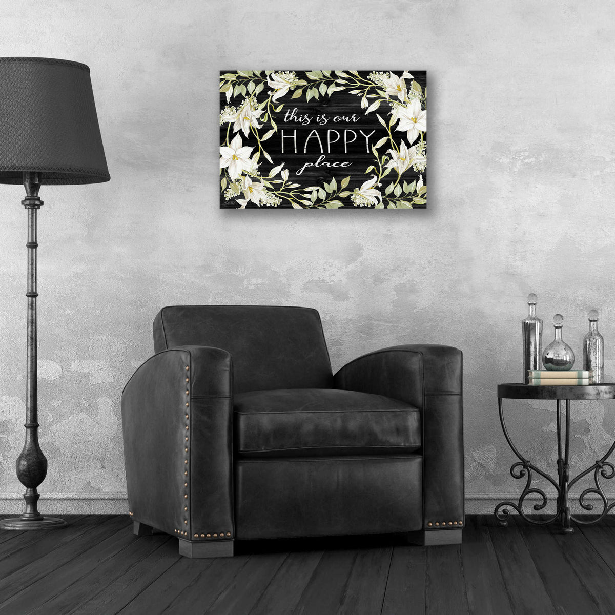 Epic Art 'This is Our Happy Place' by Cindy Jacobs, Acrylic Glass Wall Art,24x16