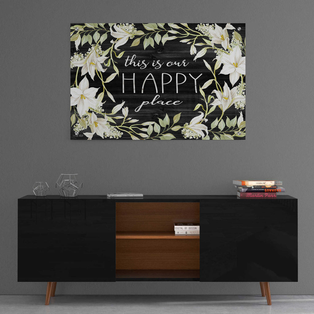 Epic Art 'This is Our Happy Place' by Cindy Jacobs, Acrylic Glass Wall Art,36x24