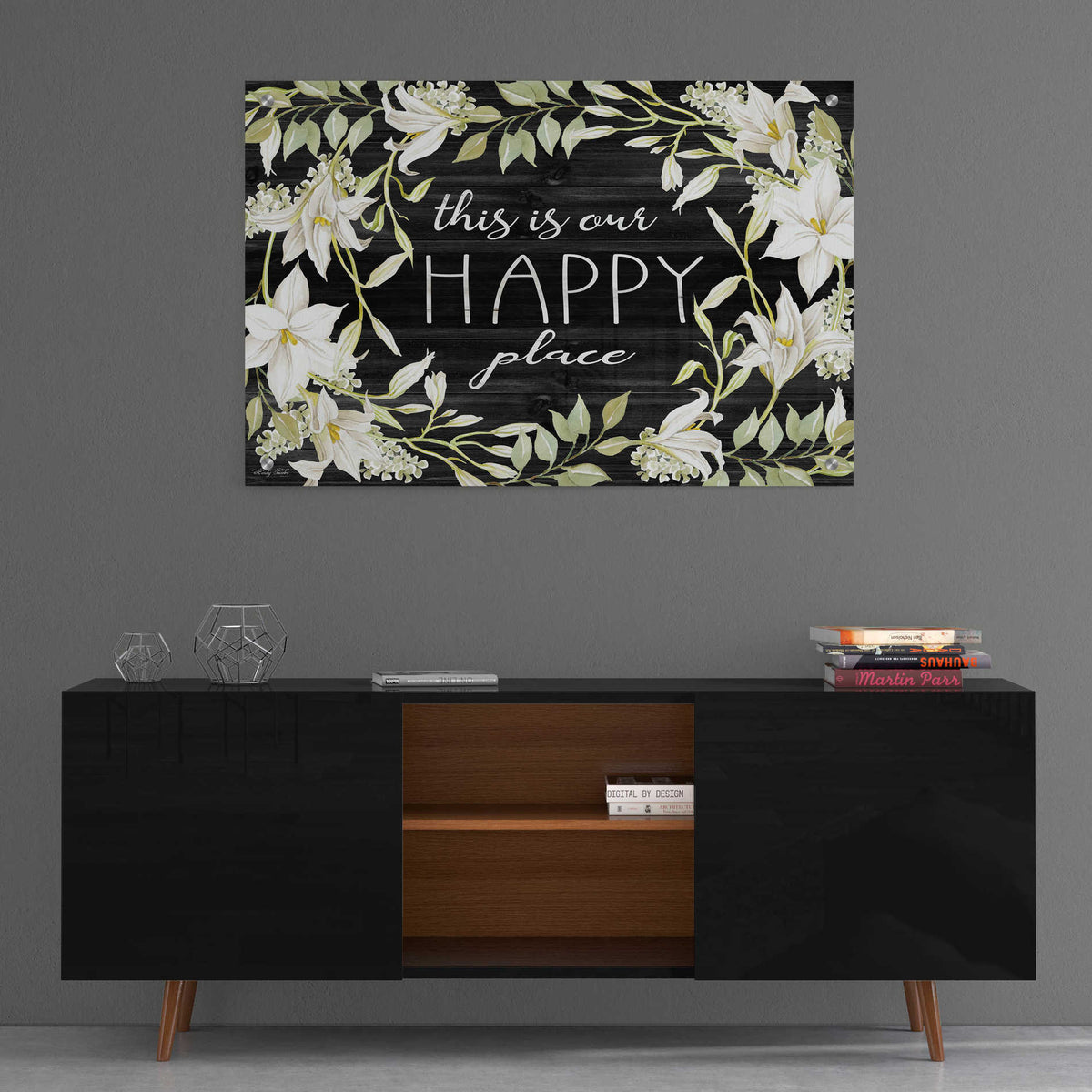 Epic Art 'This is Our Happy Place' by Cindy Jacobs, Acrylic Glass Wall Art,36x24
