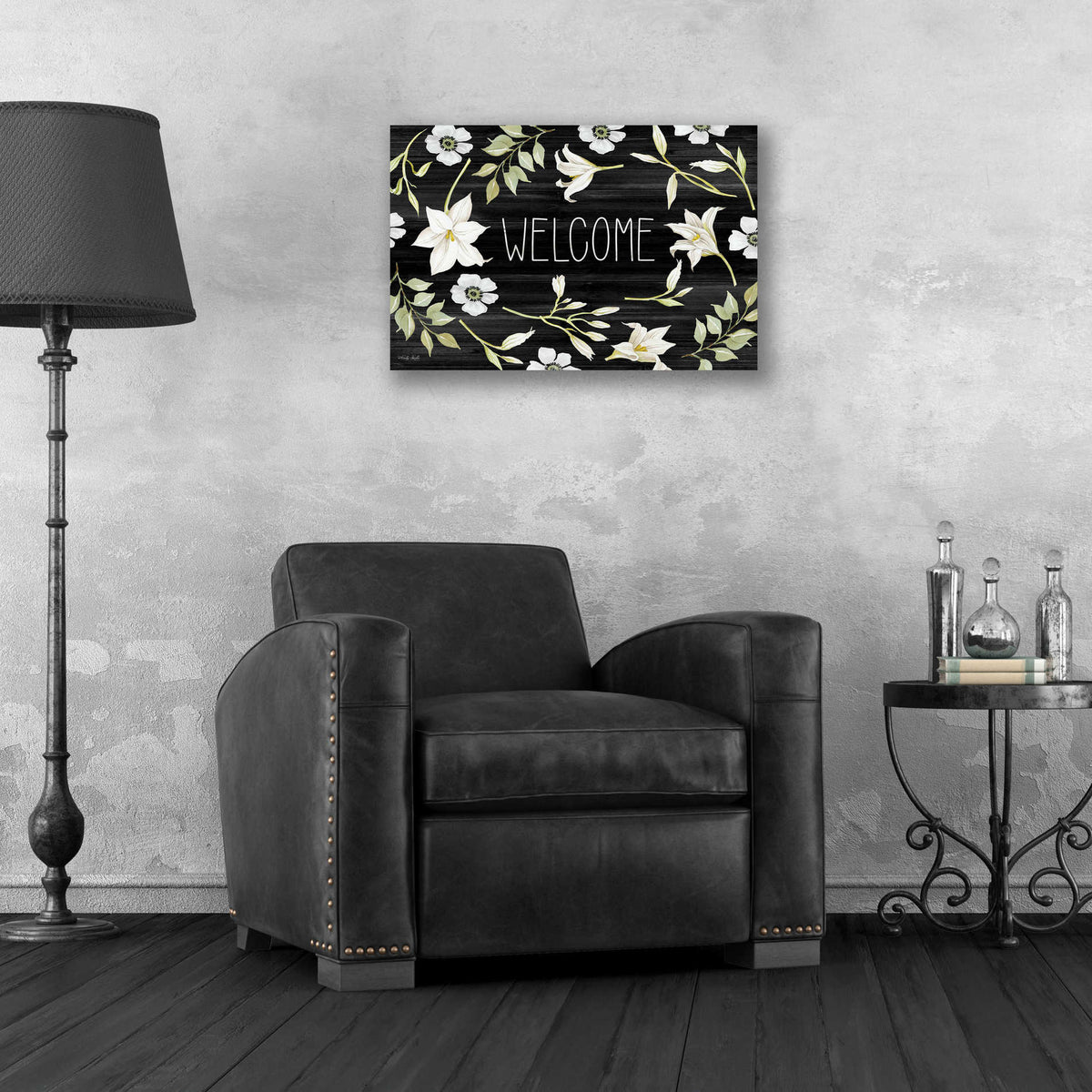 Epic Art 'Welcome Lilies' by Cindy Jacobs, Acrylic Glass Wall Art,24x16