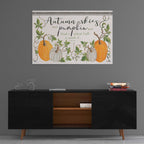 Epic Art 'Autumn Skies and Pumpkin Pies' by Cindy Jacobs, Acrylic Glass Wall Art,36x24